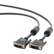 Кабель DVI-D (відеокабель) Cablexpert CC-DVI2-BK-10 3 м, чорний