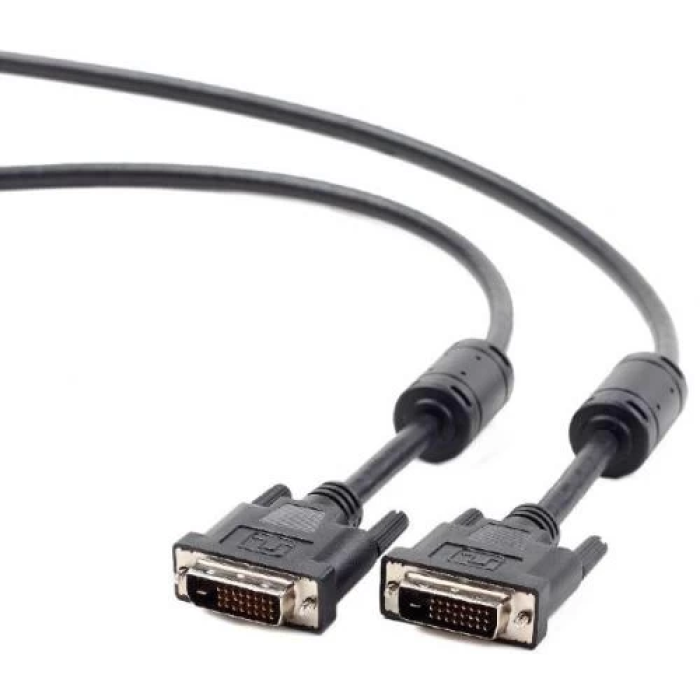 Кабель DVI-D Cablexpert на 3 м, чорний — CC-DVI2-BK-10