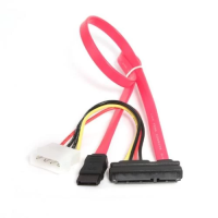 Кабель SATA (кабель для накопичувачів) Cablexpert CC-SATA-C1 червоний, 35 см