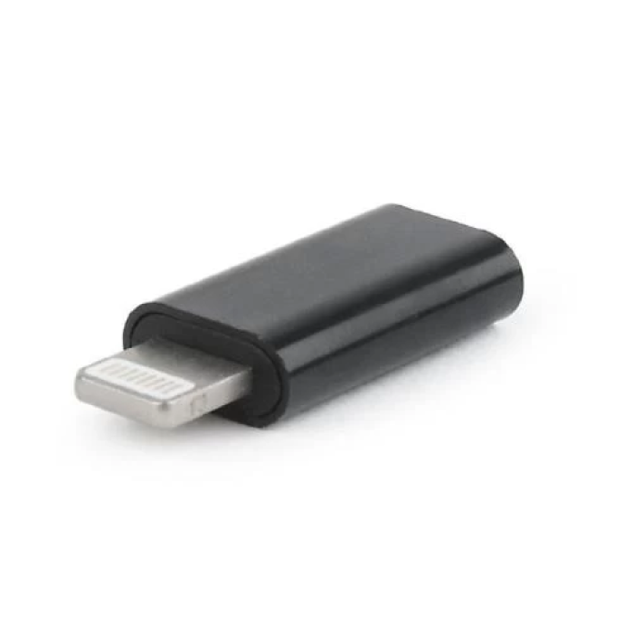 Перехідник Cablexpert Type-C на Lightning чорного кольору