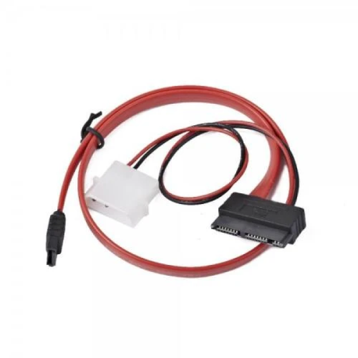 Кабель SATA Cablexpert CC-MSATA-001 із живленням Molex