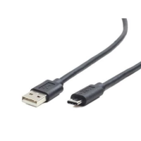 Кабель USB Type-C (зарядний кабель) Cablexpert CCP-USB2-AMCM-6 1,8 м, чорний, 3 А