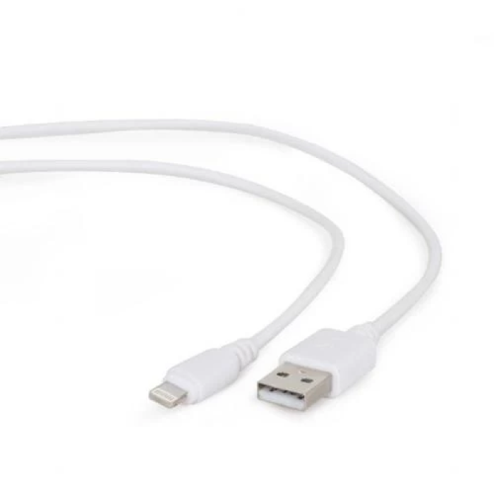 USB-кабель Lightning Cablexpert CC-USB2-AMLM-W-0.1M, 10 см білий