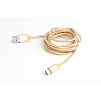 Кабель USB (USB-шнур) Cablexpert CCB-mUSB2B-AMCM-6-G 1,8 м Gold