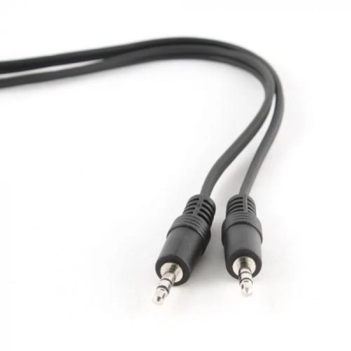 Аудіокабель AUX Cablexpert CCA-404-2M, 2 м, чорний
