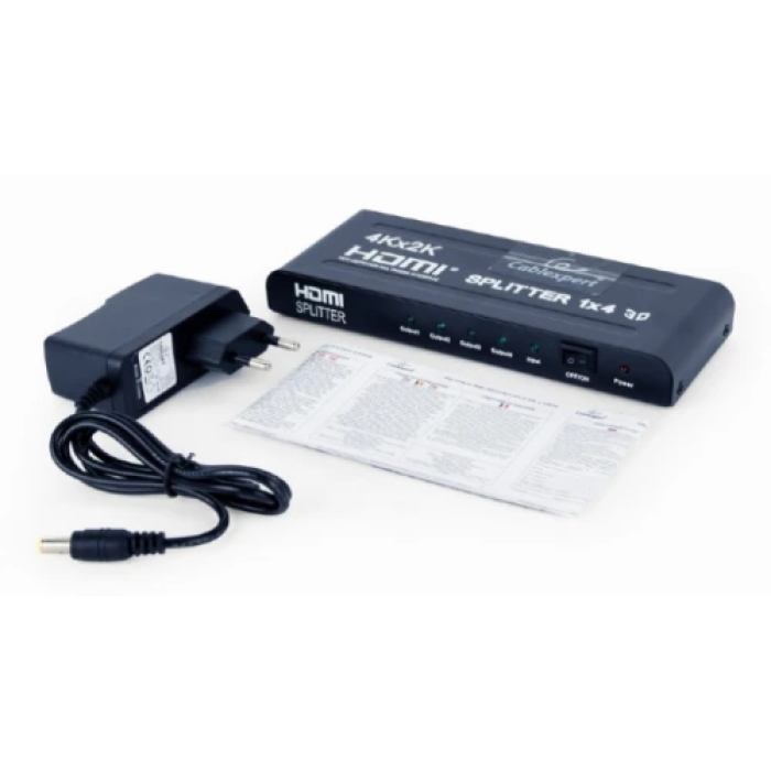 Розгалужувач HDMI Cablexpert DSP-4PH4-02 на 4 порти
