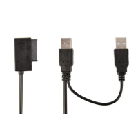 Адаптер USB (перехідник) Cablexpert USB 2.0 — DVD SATA SlimLine (13-pin), 50 см