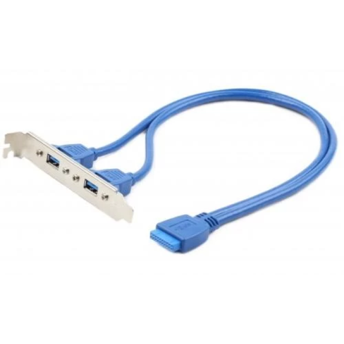 Планка розширення Cablexpert CC-USB3-RECEPTACLE з двома USB 3.0