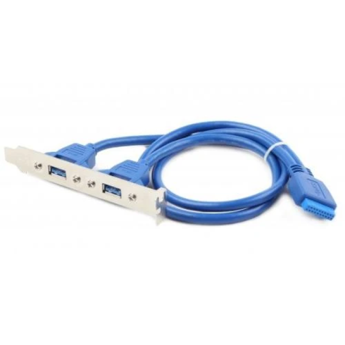 Планка розширення Cablexpert CC-USB3-RECEPTACLE з двома USB 3.0