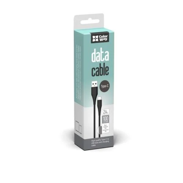Кабель ColorWay USB AM — Type-C 1 м для заряджання