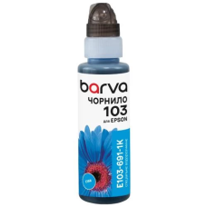 Чорнило (фарба для принтера) Barva Epson 103 Cyan 100 мл