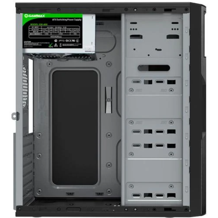 Корпус GameMax ET-211 Black 400 Вт для складання ПК
