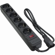 Мережевий фільтр (фільтр живлення) Patron SP-1063U 6 розеток, 1 м