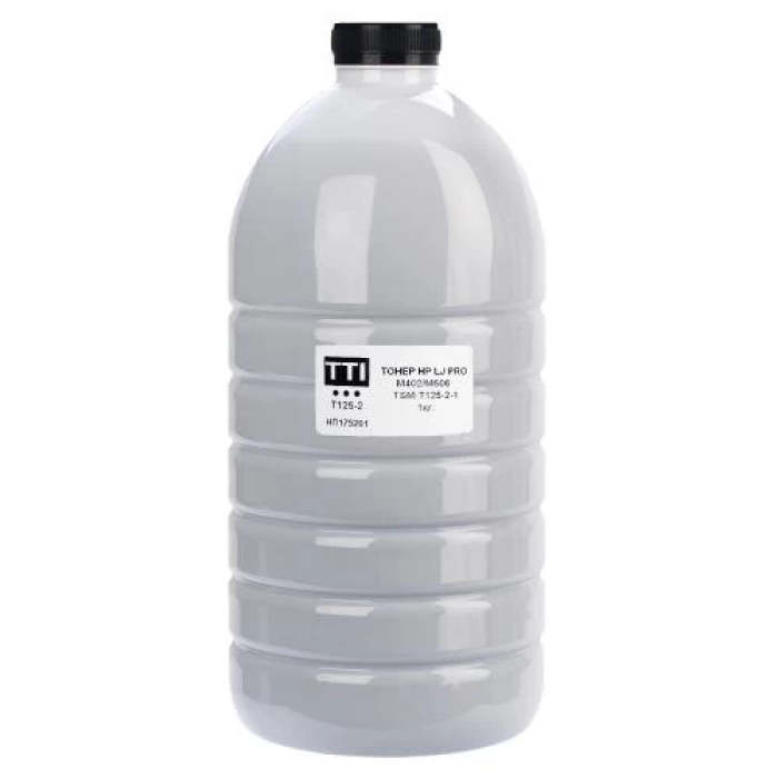 Чорний тонер TTI TSM-T125-2-1 для принтерів HP і Canon, 1 кг