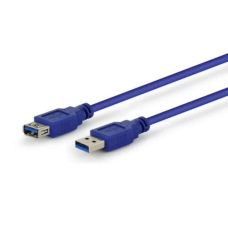 Кабель USB (USB-подовжувач) Cablexpert 3 м, синій