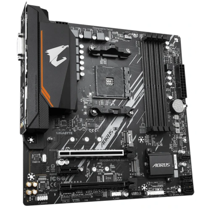 Gigabyte B550M AORUS ELITE — материнська плата MicroATX з 4 слотами DDR4
