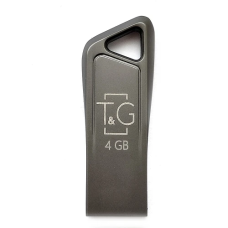 Флешка (USB-накопичувач) T&G Metal TG114 4 ГБ, USB 2.0, срібляста