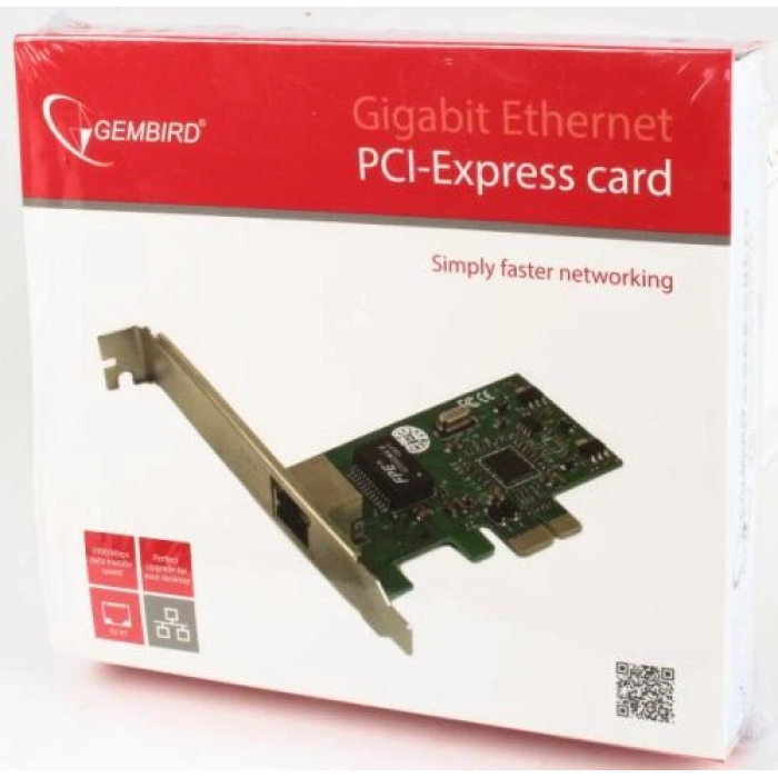 Гігабітна мережева карта Gembird NIC-GX1 для PCI-Express x1