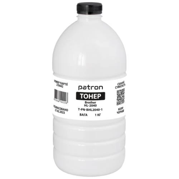 Тонер Patron PN-BHL2040-1, 1 кг для лазерних принтерів Brother