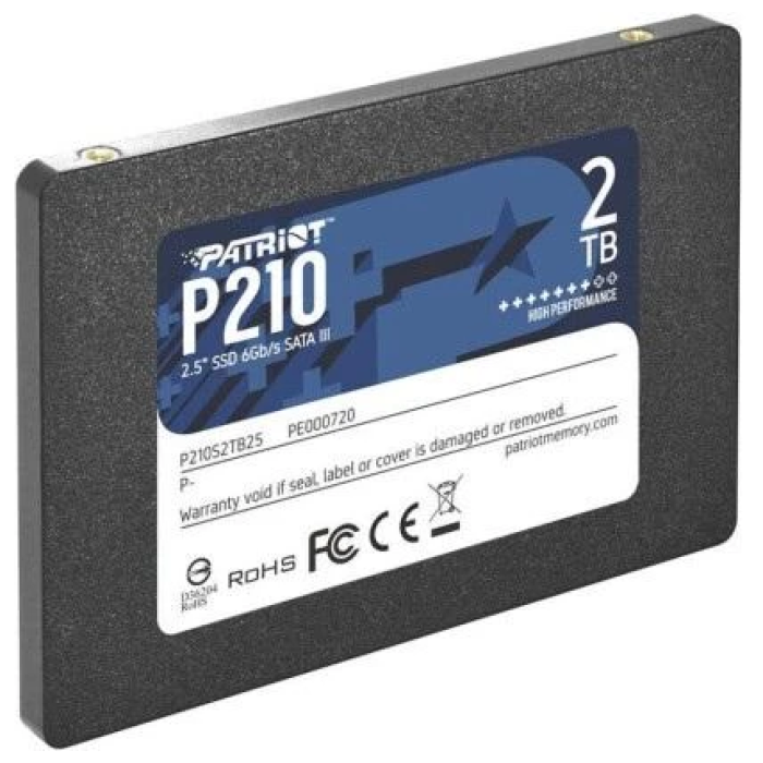 SSD-накопичувач Patriot P210, 2 ТБ, SATA3 2.5 дюйма
