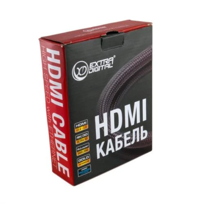 Кабель HDMI Extradigital V2.0 довжиною 3 м