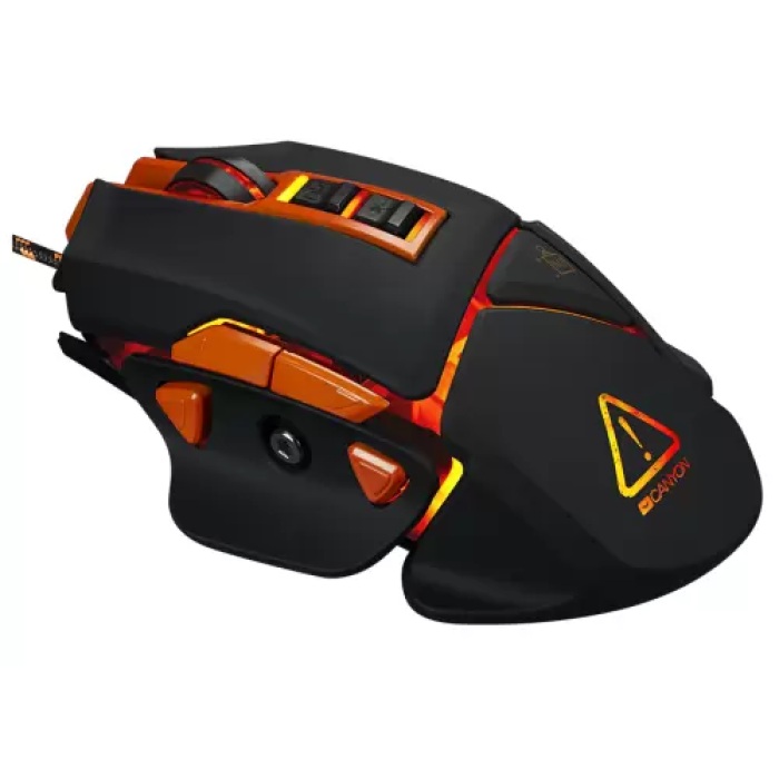 Ігрова миша Canyon GM-6 Hazard Black із 9 кнопками