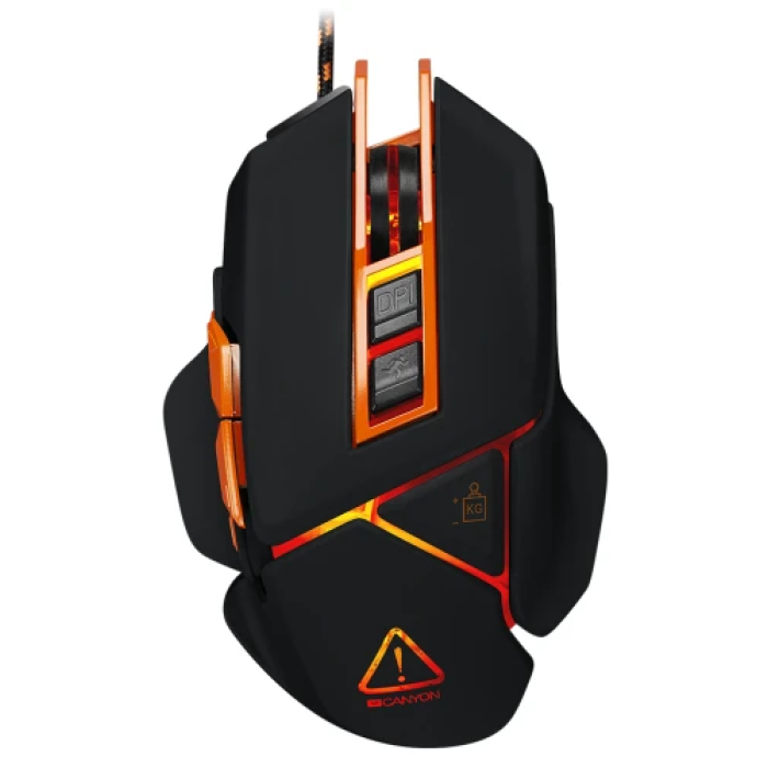 Ігрова миша Canyon GM-6 Hazard Black із 9 кнопками