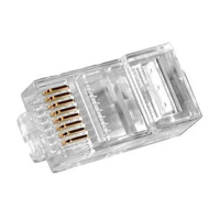 Конектор RJ45 (мережевий розʼєм) Patron Cat.5e, 40 шт