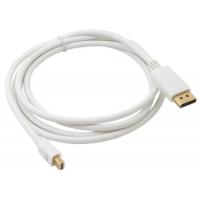 Кабель DisplayPort — mini DisplayPort (відеокабель) Extradigital 2 м білий