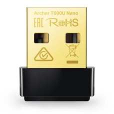 Wi‑Fi адаптер USB (мережевий адаптер) TP-Link Archer T600U Nano Black AC600, 2,4/5 ГГц