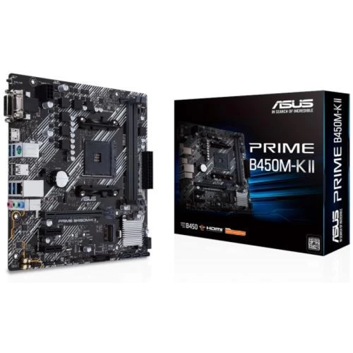 Материнська плата Asus PRIME B450M-K II для компактної AM4-збірки