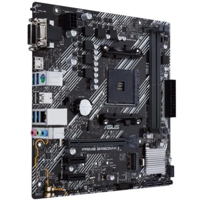 Материнська плата Asus PRIME B450M-K II для компактної AM4-збірки