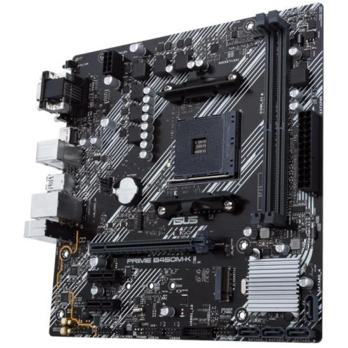 Материнська плата Asus PRIME B450M-K II для компактної AM4-збірки