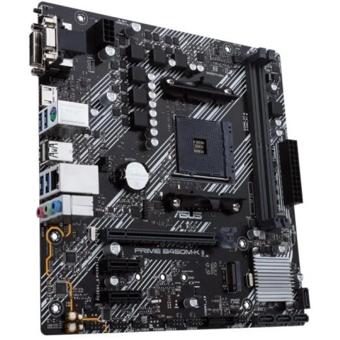 Материнська плата Asus PRIME B450M-K II для компактної AM4-збірки