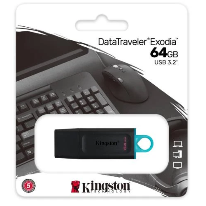 USB-флешка Kingston DataTraveler Exodia на 64 ГБ