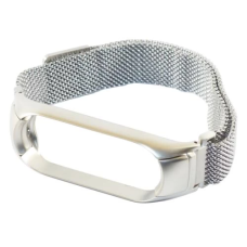 Ремінець для фітнес-браслета (браслет) Xiaomi Mi Band 5/6 Metal Melanese Loop сріблястий