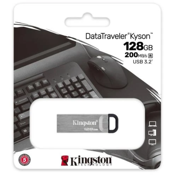 USB-флешка Kingston DataTraveler Kyson на 128 ГБ