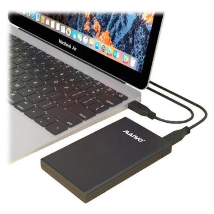 Зовнішній бокс Maiwo K2568G2 для 2.5″ SSD/HDD з USB Type-C