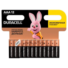 Батарейки AAA (лужні елементи) Duracell MN2400 12BL 12 шт, 1,5 В
