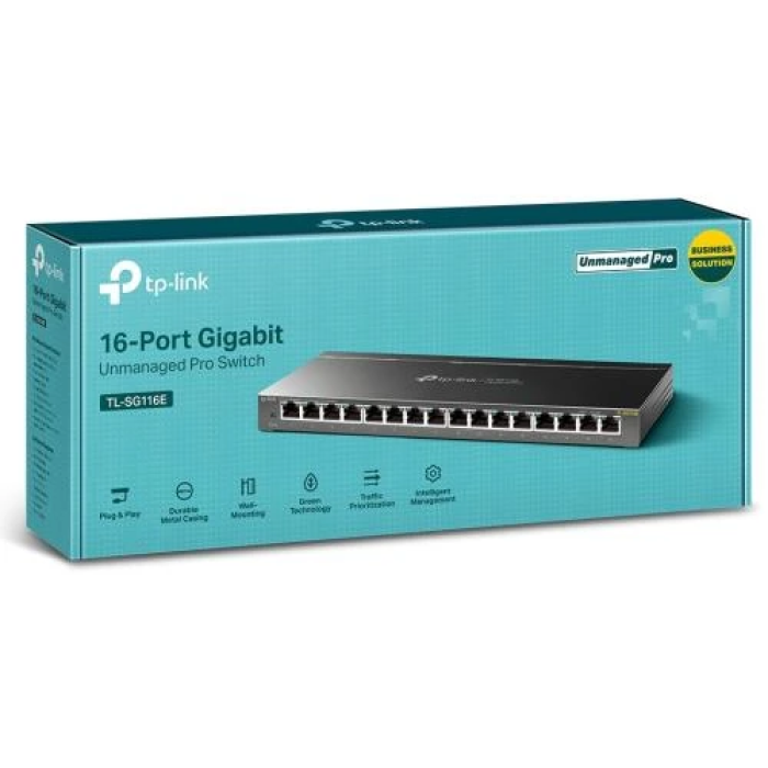 Мережевий комутатор TP-Link TL-SG116E на 16 портів