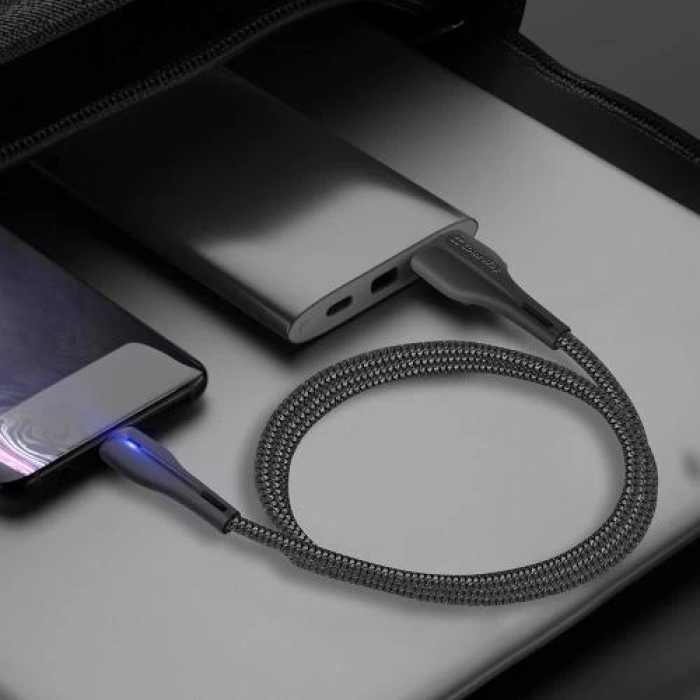 Кабель-перехідник ColorWay USB — microUSB, 1 м, 2.4A, чорний
