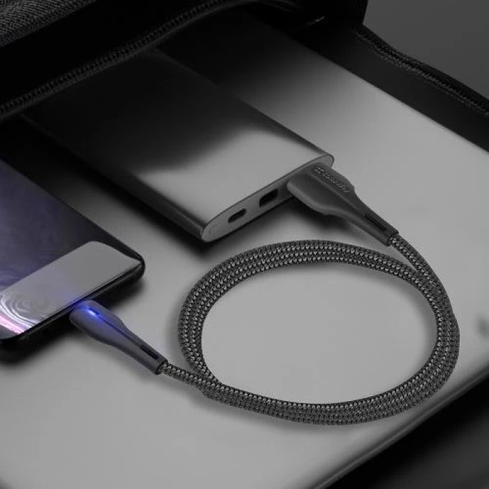 Кабель USB A — USB-C ColorWay, 1 м, чорний