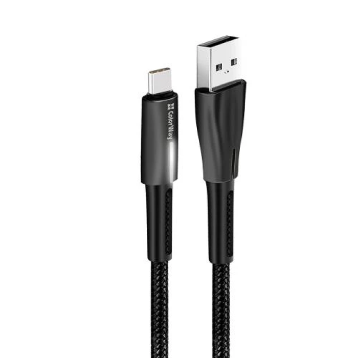 Кабель ColorWay USB AM—Type-C 1 м із LED-індикатором