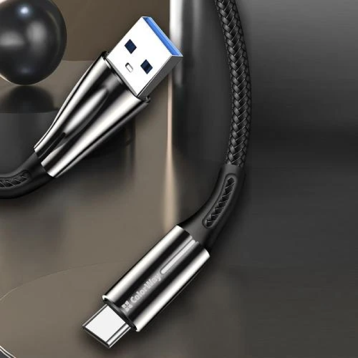 Кабель ColorWay USB AM—Type-C 1 м із LED-індикатором