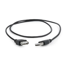 Кабель USB для принтера (USB-подовжувач) Cablexpert CC-USB2-AMAF-75CM/300-BK 0,75 м чорний
