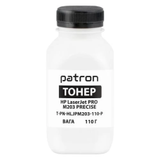 Тонер для HP LJ M102/M104/M106/M130/M132/M134/M203/M227 (тонерний порошок) Patron Precise 110 г, чорний