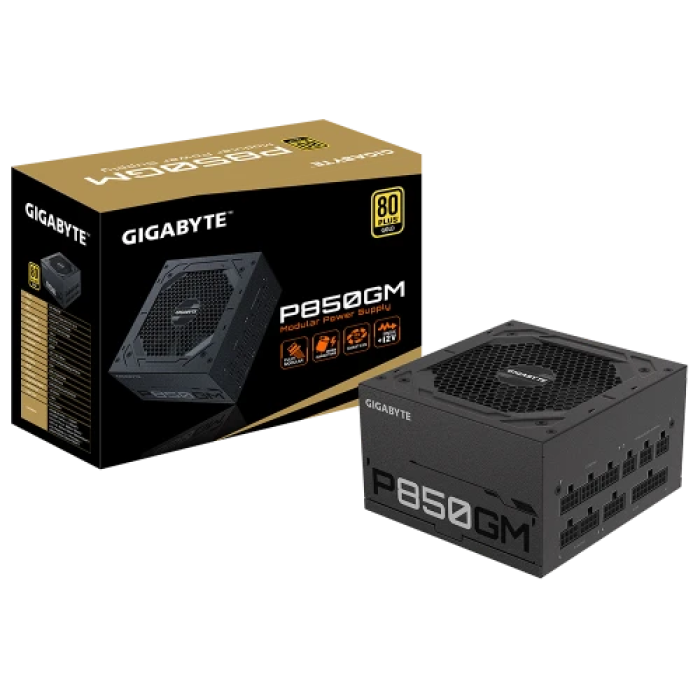 Модульний блок живлення Gigabyte P850GM потужністю 850 Вт