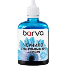 Чорнило для принтера (заправне чорнило) Barva Epson Universal №1 EU1-747 Light Cyan 90 мл
