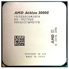 Процесор (CPU) AMD Athlon 3000G AM4, 2 ядра, 3,5 ГГц, Radeon Vega 3