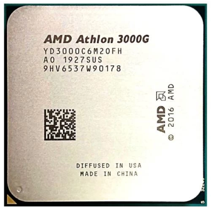 Процесор AMD Athlon 3000G із вбудованою графікою Radeon Vega 3